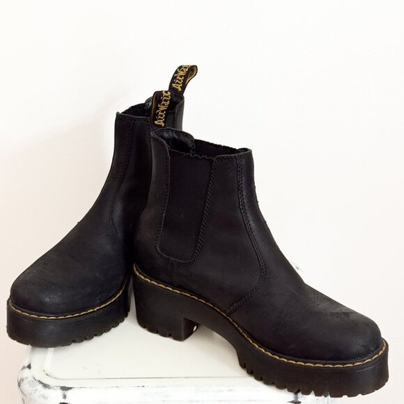 Rometty Wyoming Leather Platform Chelsea Boots - Picture 1 of 4